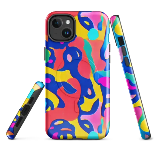 Electric Spill on a MagSafe Tough Case for iPhone®