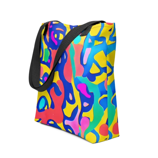 Electric Spill on a Tote Bag