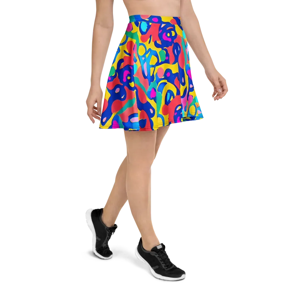 Electric Spill on Skater Skirt — Right
