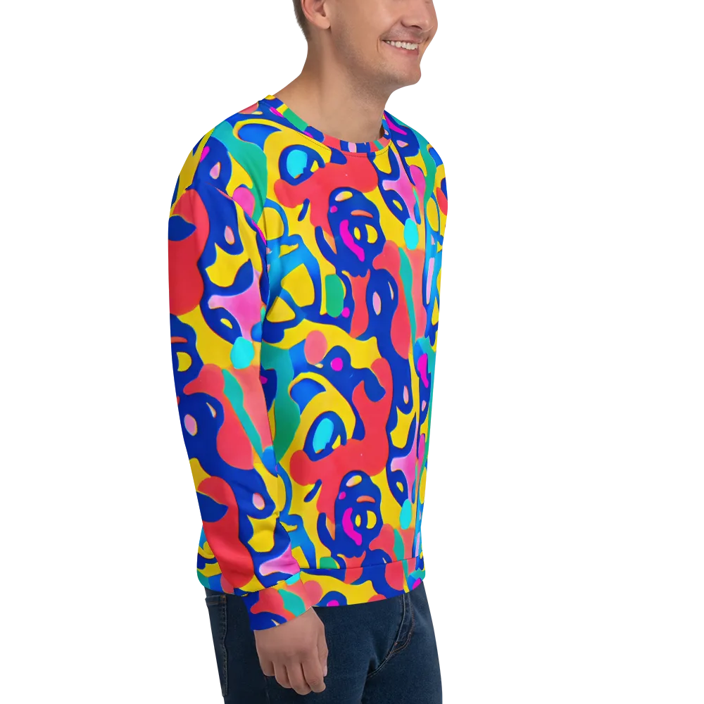 Electric Spill on Sweatshirt — Right Front