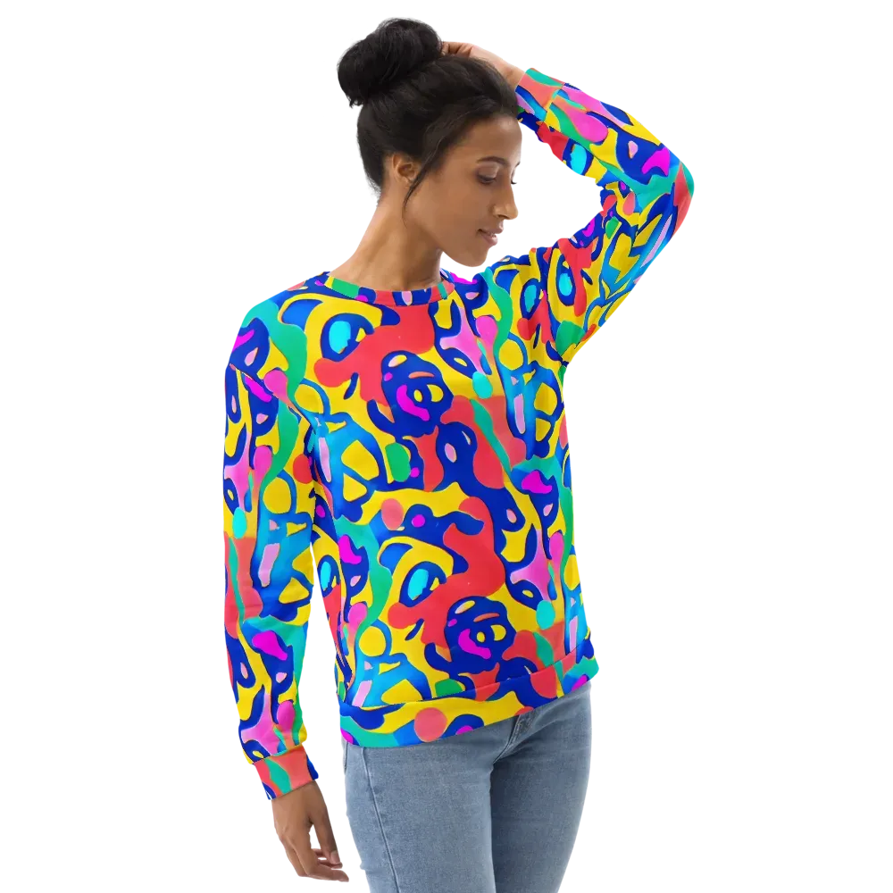 Electric Spill on Sweatshirt — Right Front