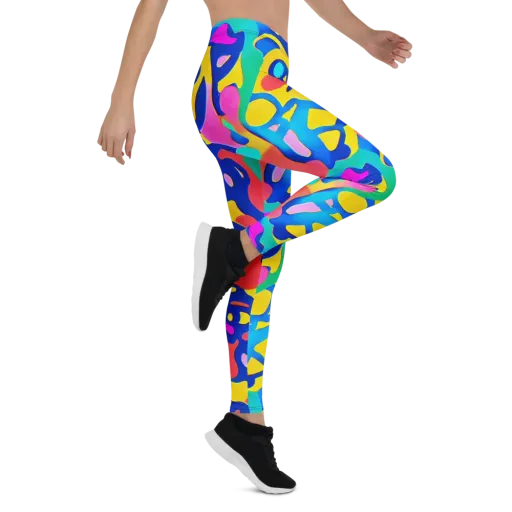 Electric Spill on a Leggings
