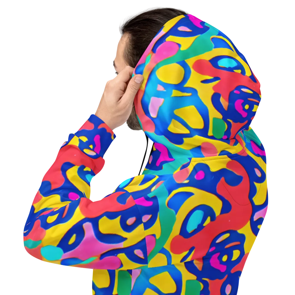 Electric Spill on Hoodie — Back