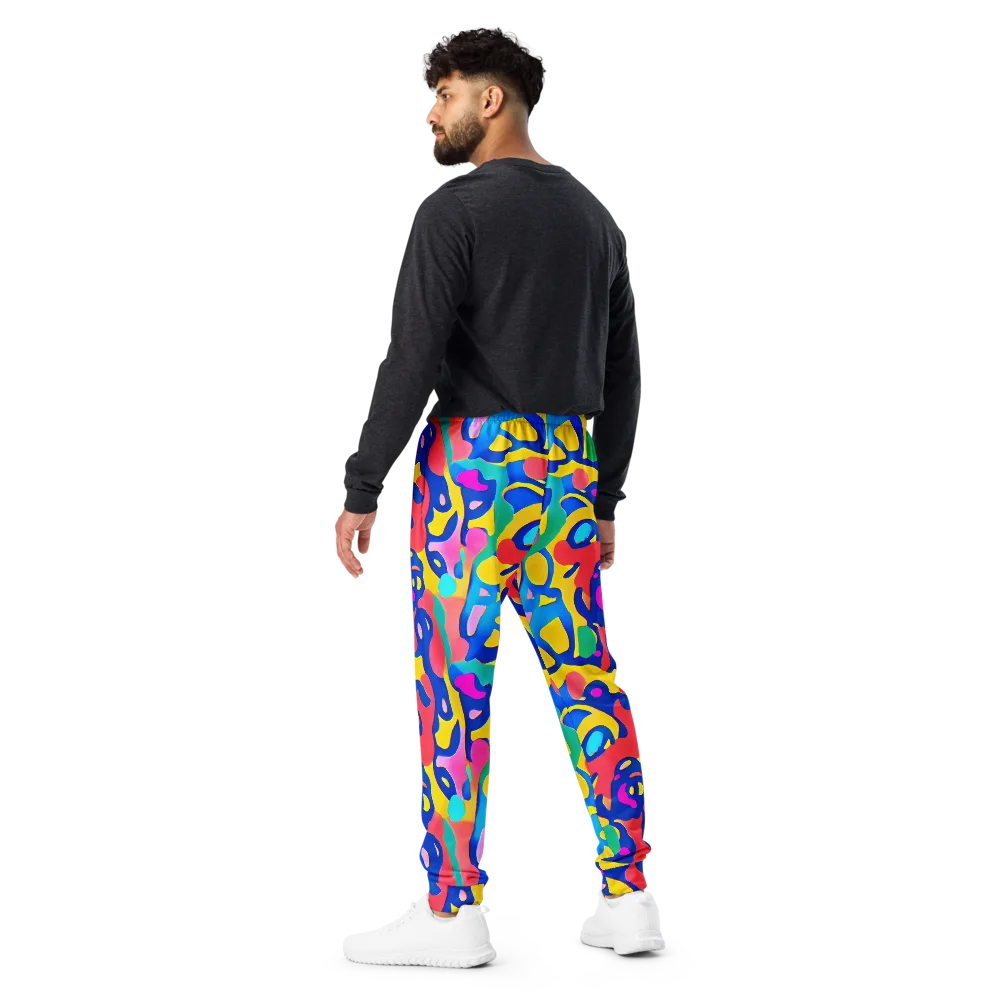 Electric Spill on Men's Joggers — Back