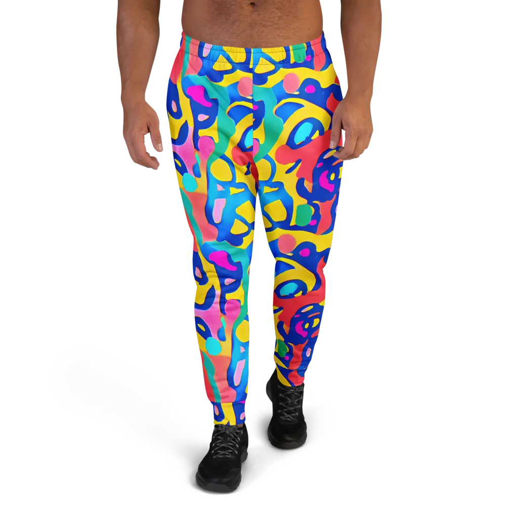 Electric Spill on Men's Joggers — Front