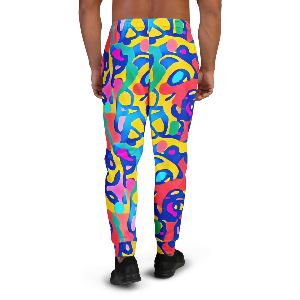 Electric Spill on Men's Joggers — Back