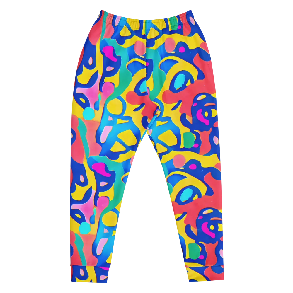 Electric Spill on Men's Joggers — Front