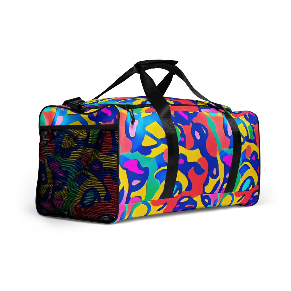 Electric Spill on Duffle Bag — Right Front
