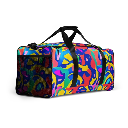 Electric Spill on a Duffle Bag