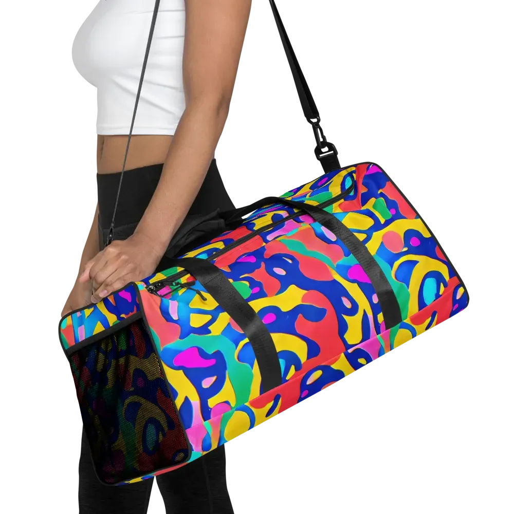 Electric Spill on Duffle Bag — Front