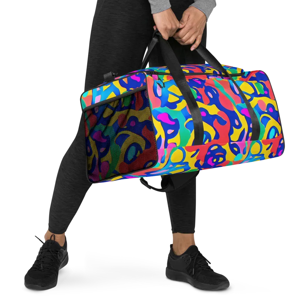 Electric Spill on Duffle Bag — Right Front