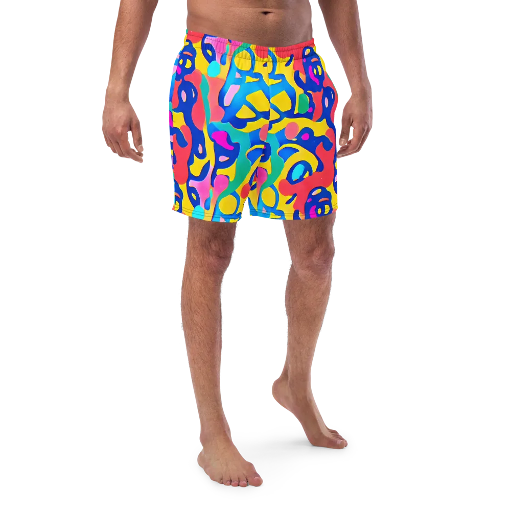 Electric Spill on Swim Trunks — Front