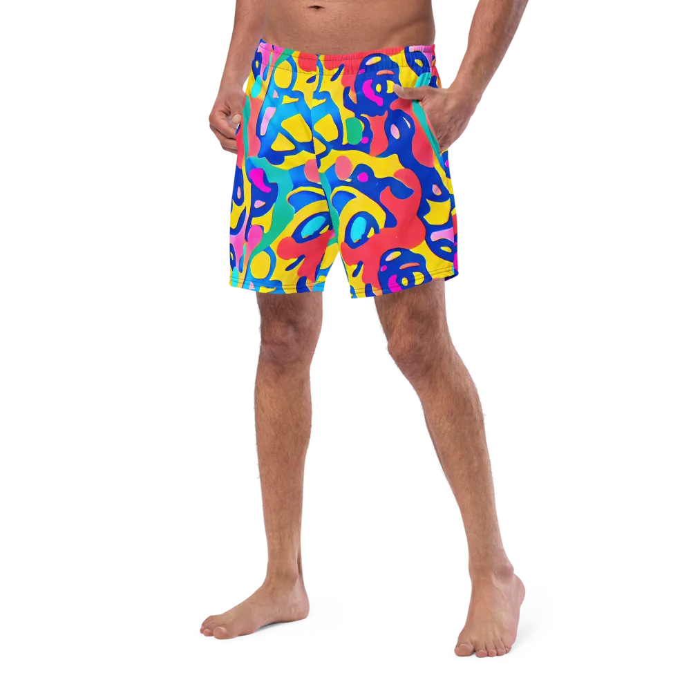 Electric Spill on Swim Trunks — Left Front