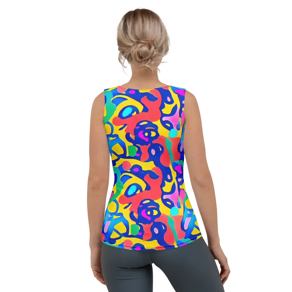 Electric Spill on Women's Tank Top — Back