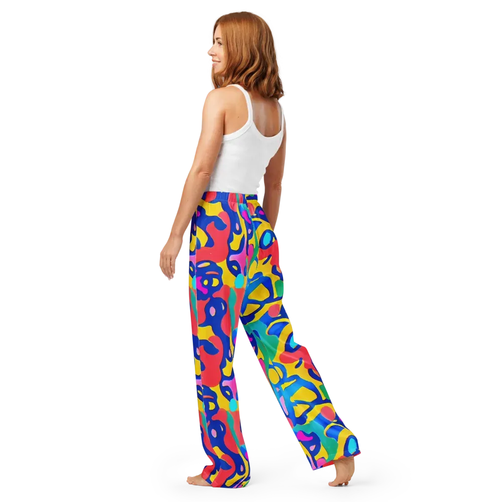 Electric Spill on Women's Pajama Pants — Back