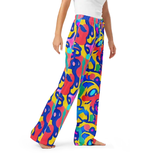 Electric Spill on a Women's Pajama Pants