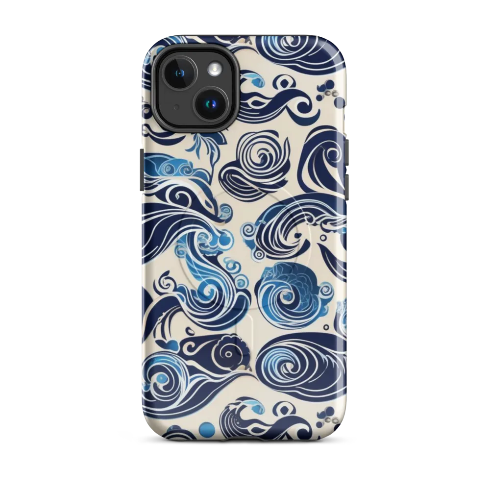 Porcelain Swell on MagSafe Tough Case for iPhone® — Front