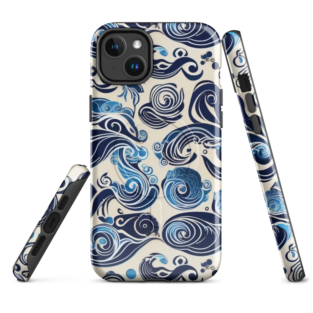 Porcelain Swell on MagSafe Tough Case for iPhone® — Front