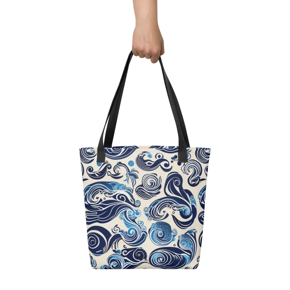 Porcelain Swell on Tote Bag — Front