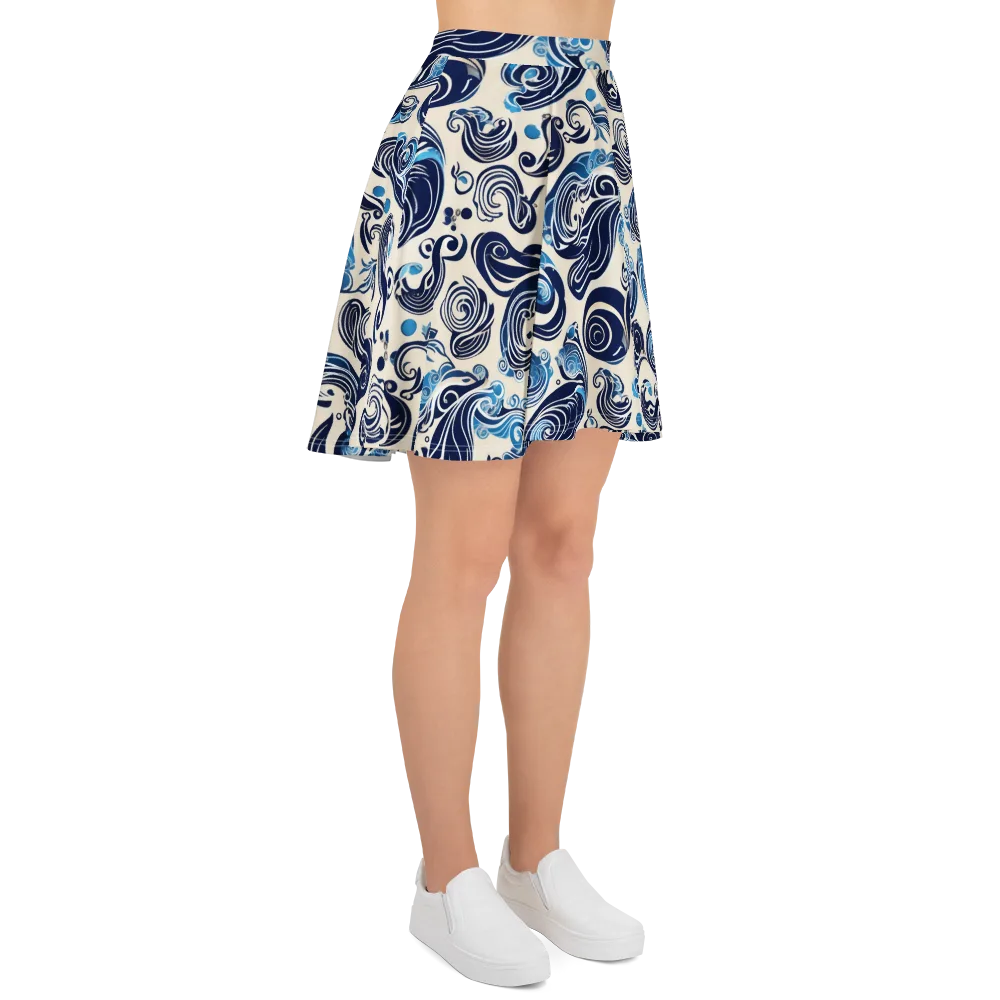 Porcelain Swell on Skater Skirt — Right