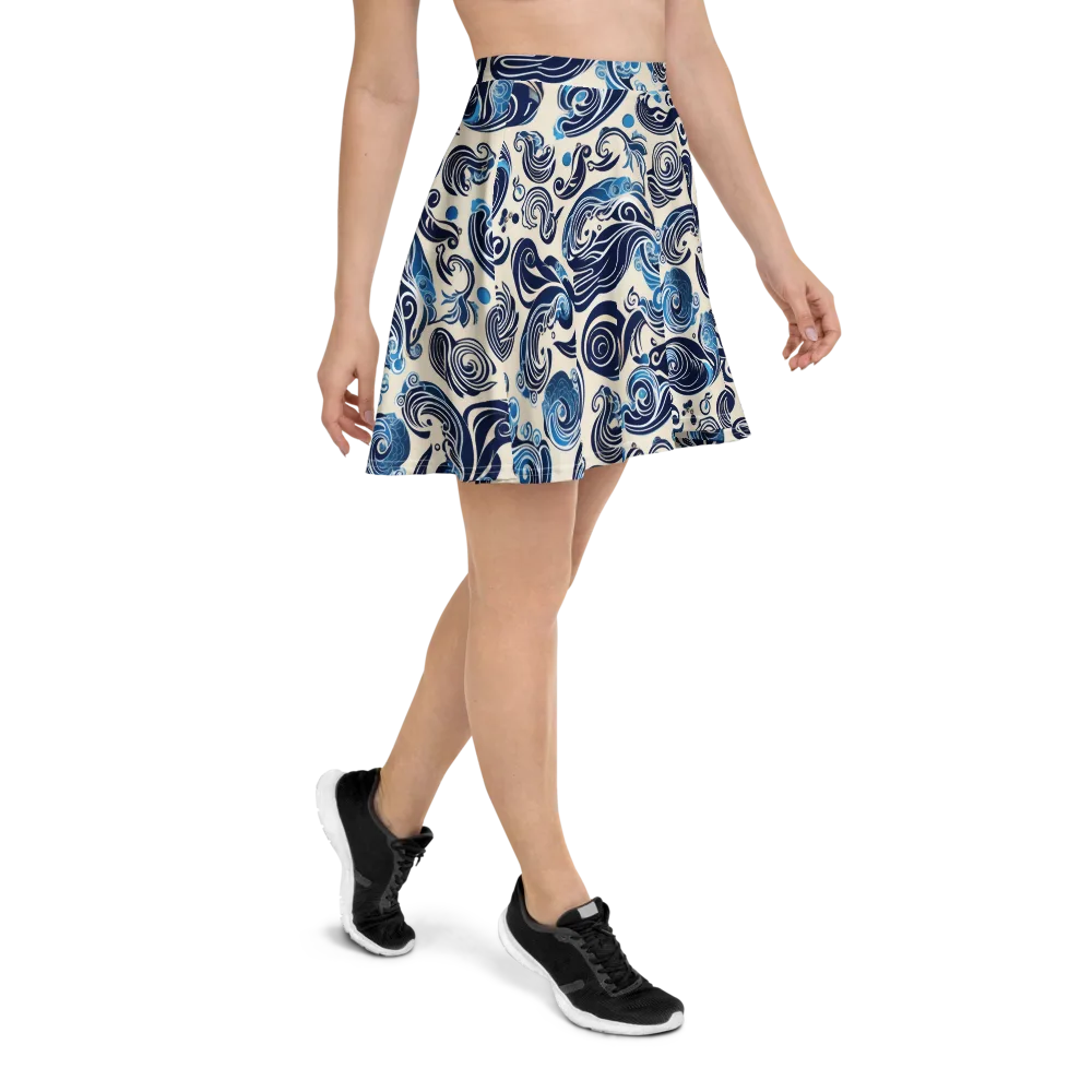 Porcelain Swell on Skater Skirt — Right