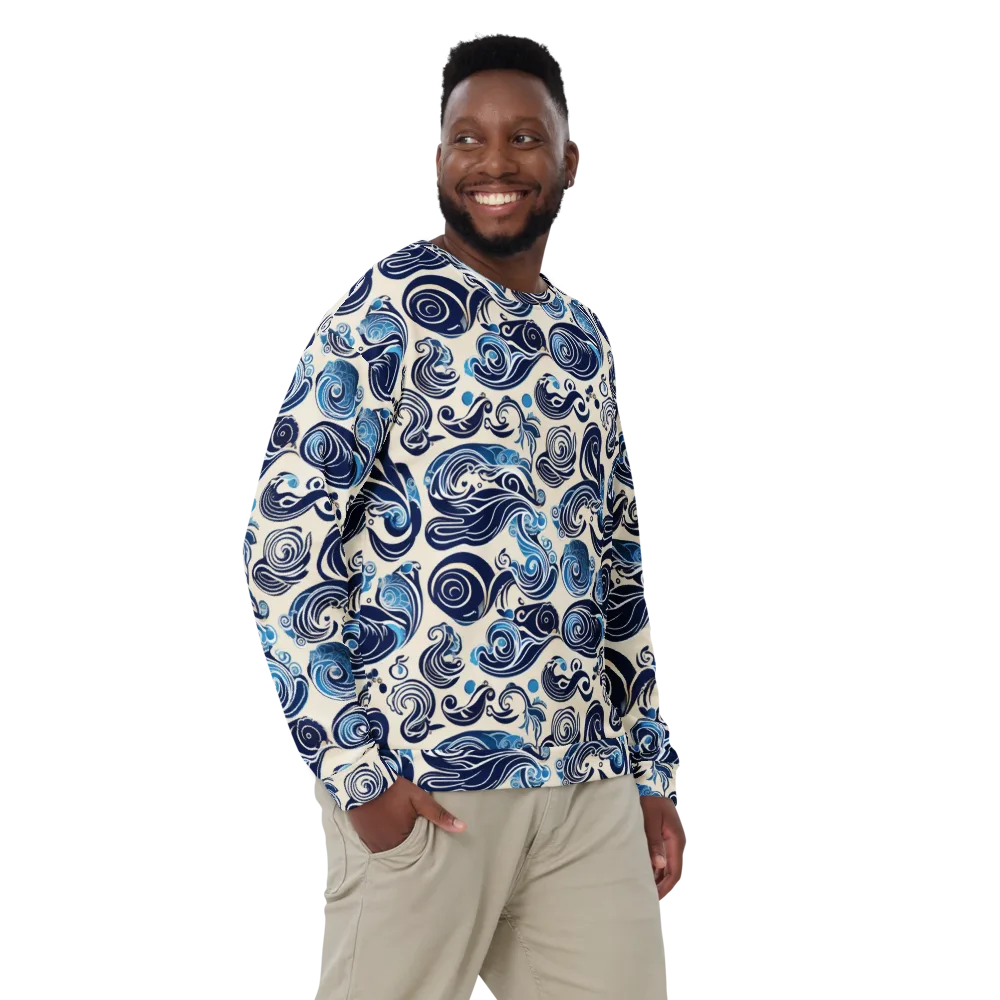 Porcelain Swell on Sweatshirt — Front