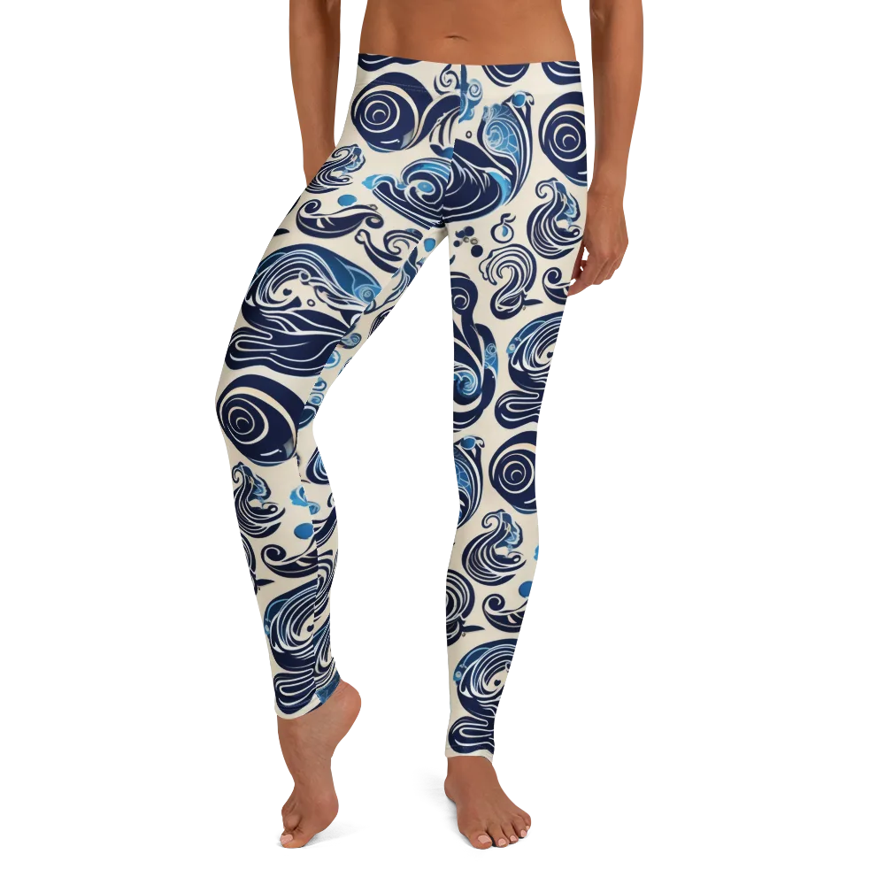 Porcelain Swell on Leggings — Front