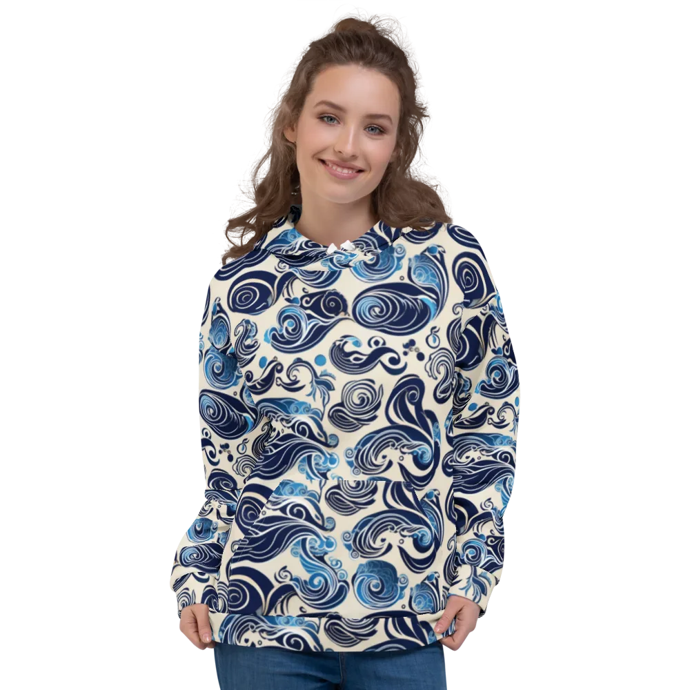 Porcelain Swell on Hoodie — Front