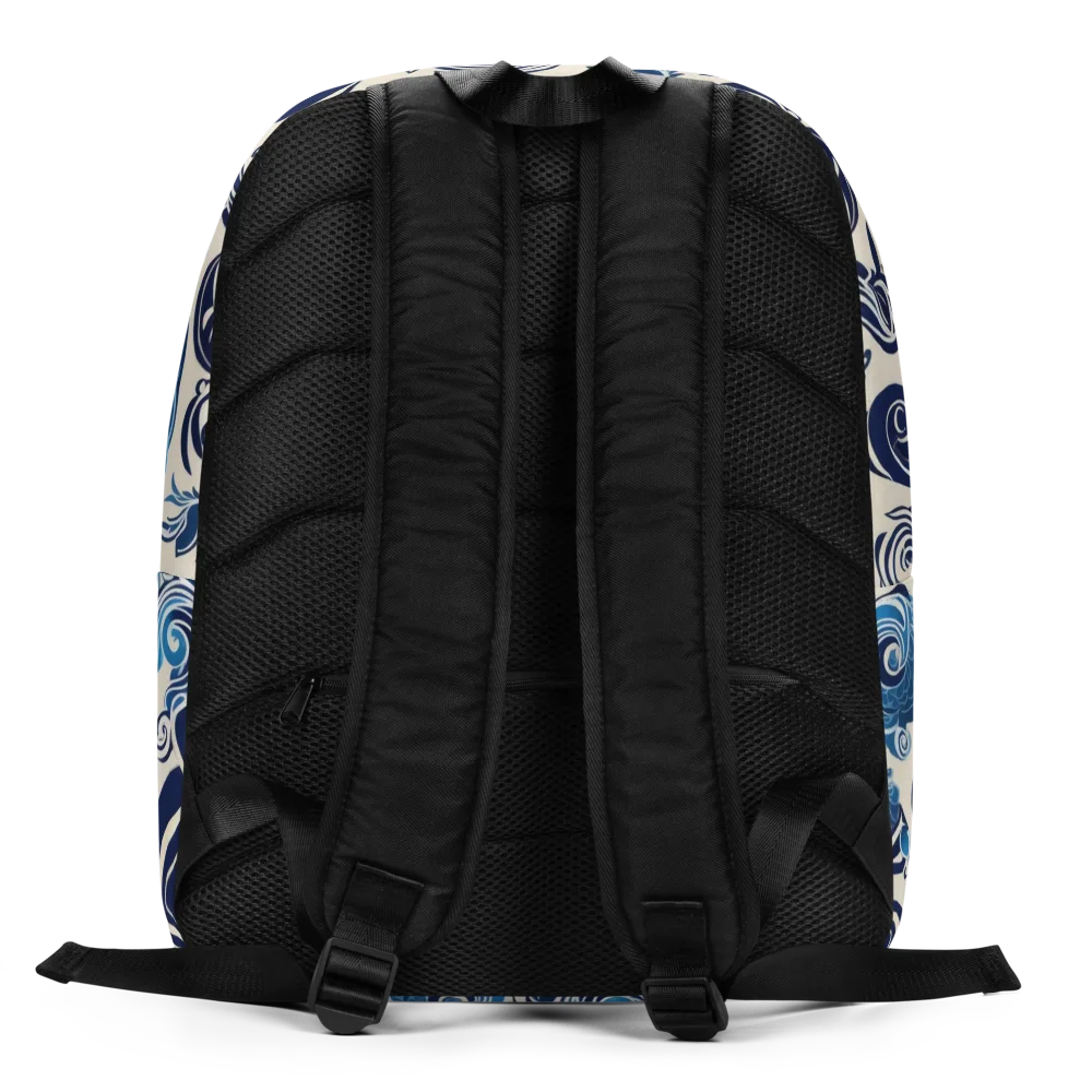 Porcelain Swell on Minimalist Backpack — Back