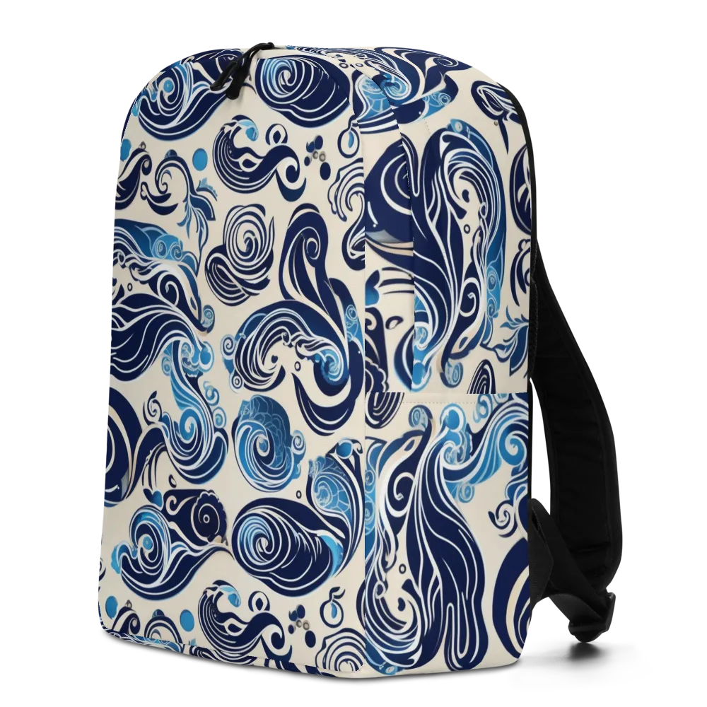 Porcelain Swell on Minimalist Backpack — Left