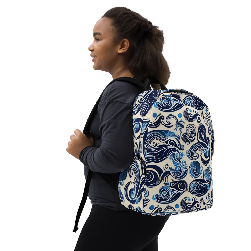 Porcelain Swell on Minimalist Backpack — Right Front