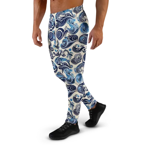 Porcelain Swell on a Men's Joggers