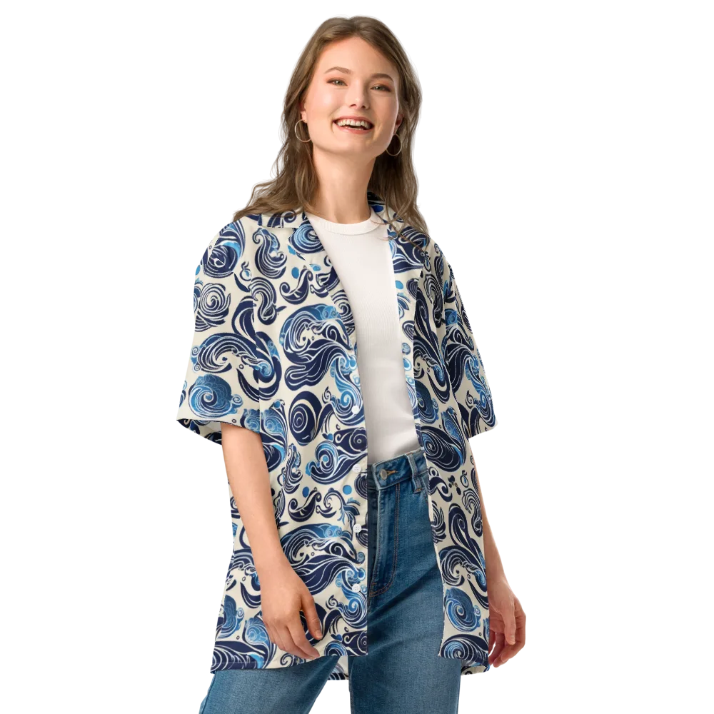 Porcelain Swell on Button Shirt — Front