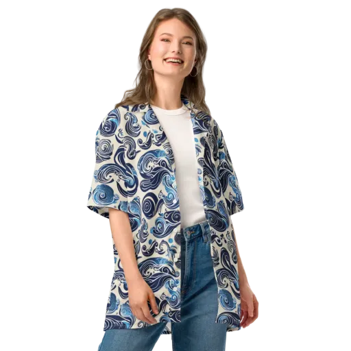 Porcelain Swell on a Button Shirt