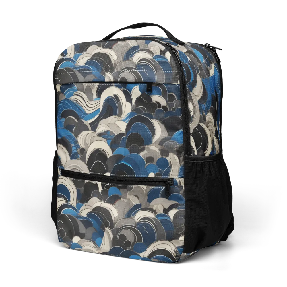 Blue Resonance on Utility Backpack — Left Front