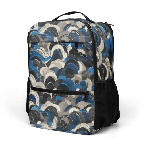 Blue Resonance on a Utility Backpack