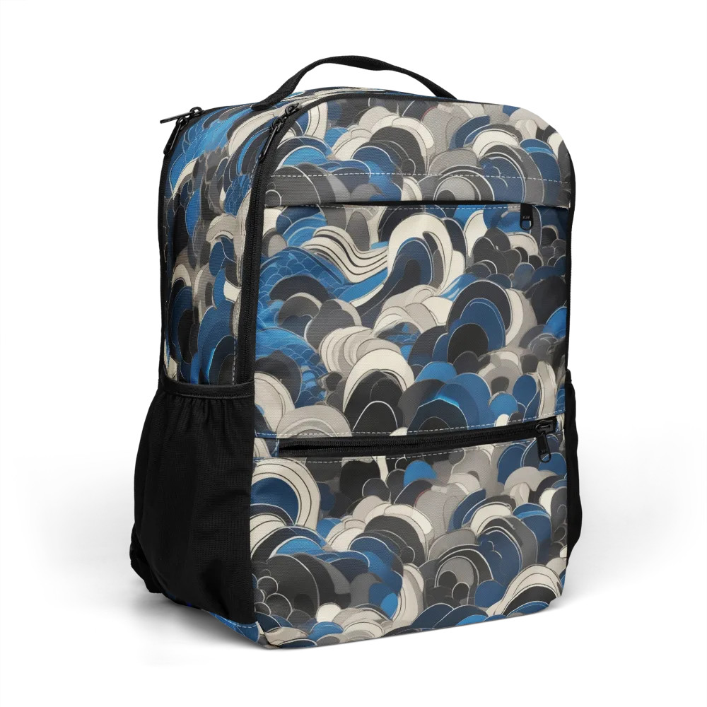Blue Resonance on Utility Backpack — Right Front