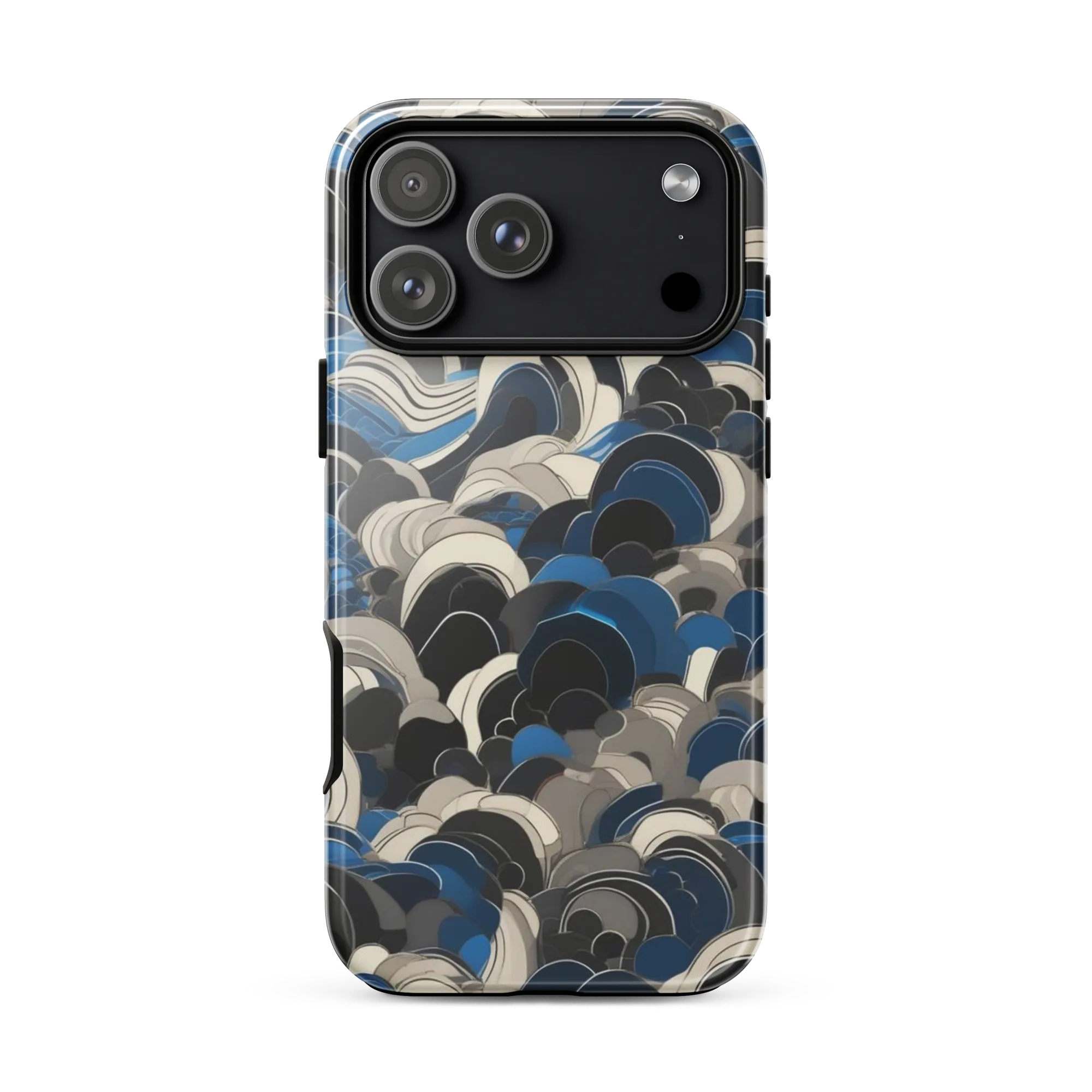 Blue Resonance on Tough Case for iPhone® — Front