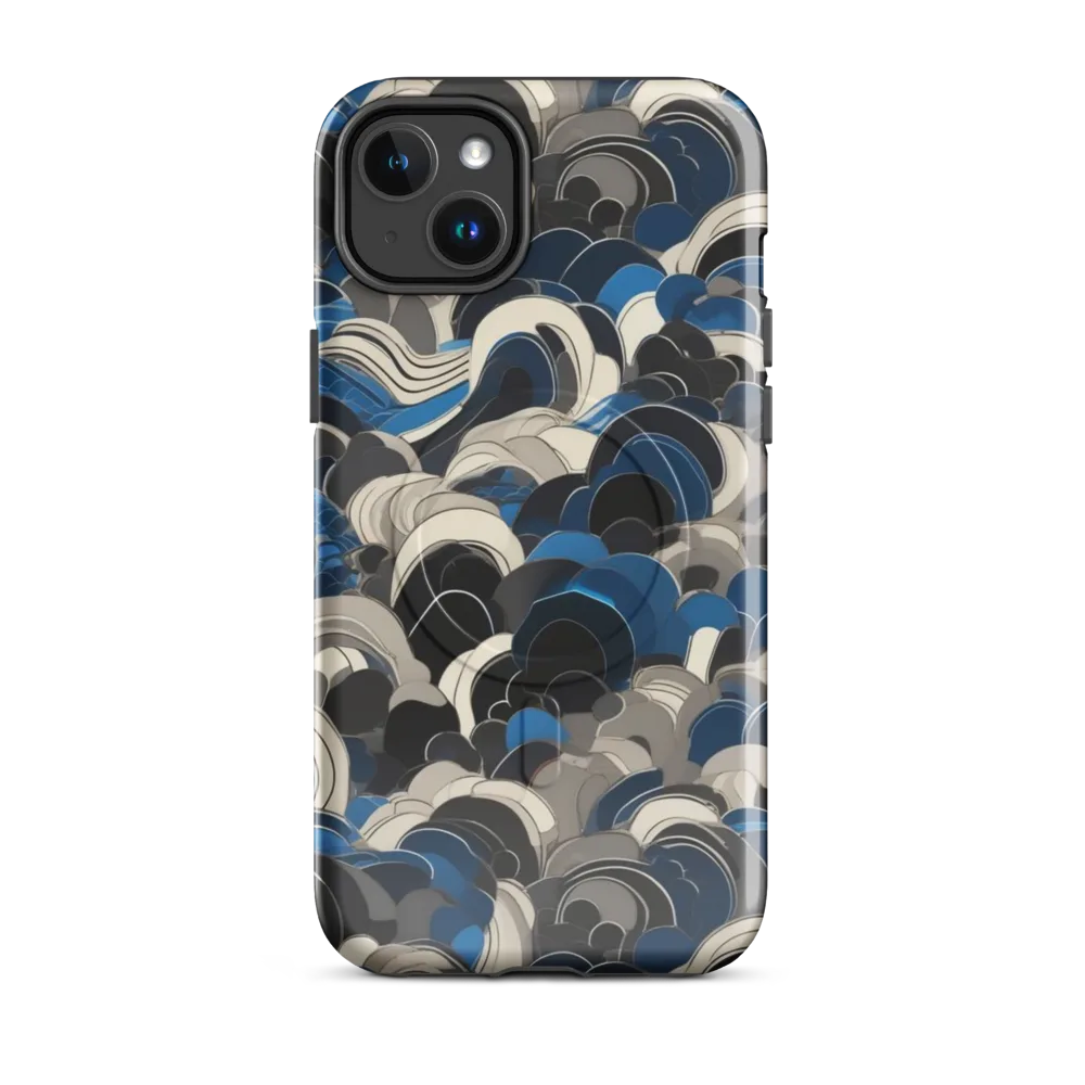 Blue Resonance on MagSafe Tough Case for iPhone® — Front