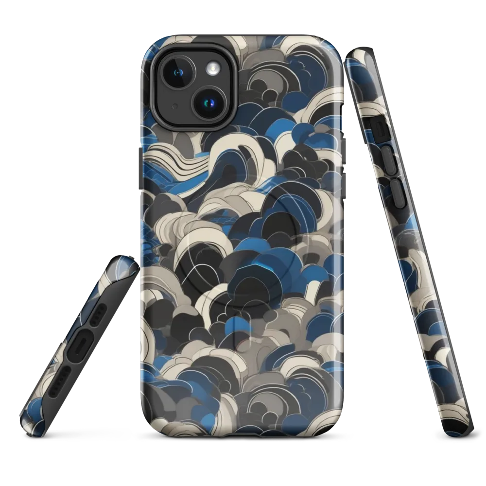 Blue Resonance on MagSafe Tough Case for iPhone® — Front