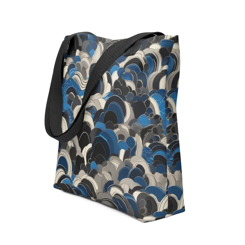 Blue Resonance on Tote Bag — Front