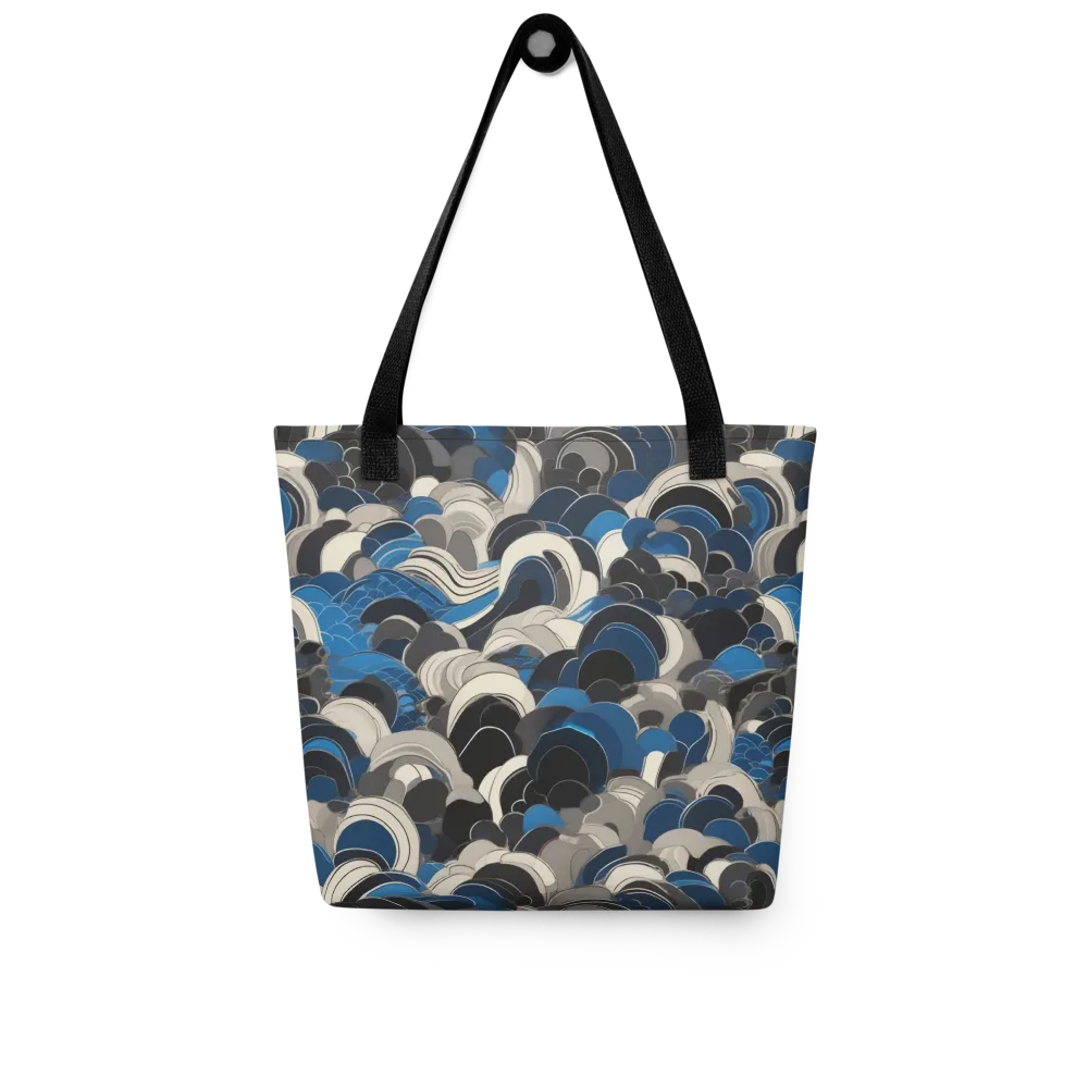 Blue Resonance on Tote Bag — Front