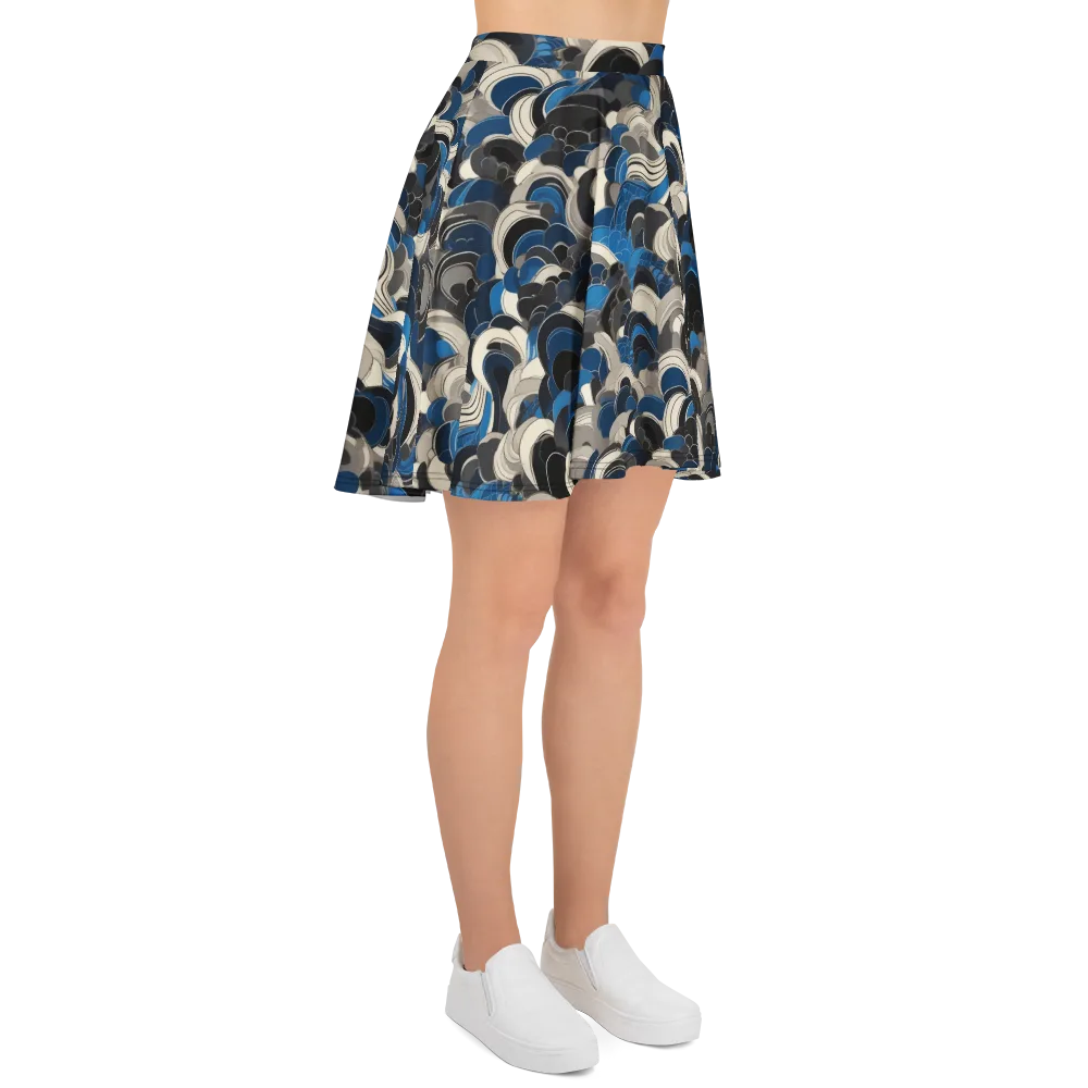Blue Resonance on Skater Skirt — Right