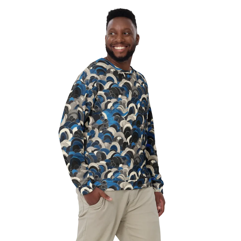 Blue Resonance on Sweatshirt — Front