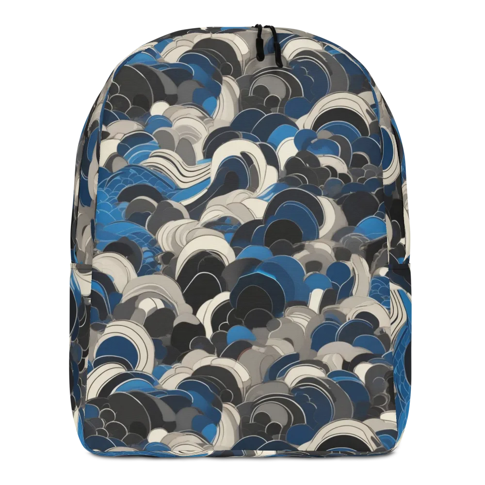 Blue Resonance on Minimalist Backpack — Front