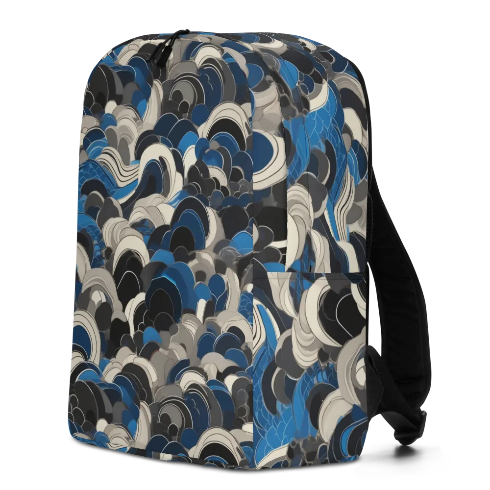Blue Resonance on Minimalist Backpack — Left