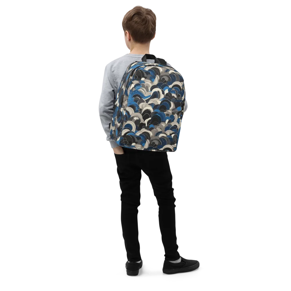 Blue Resonance on Minimalist Backpack — Right Front