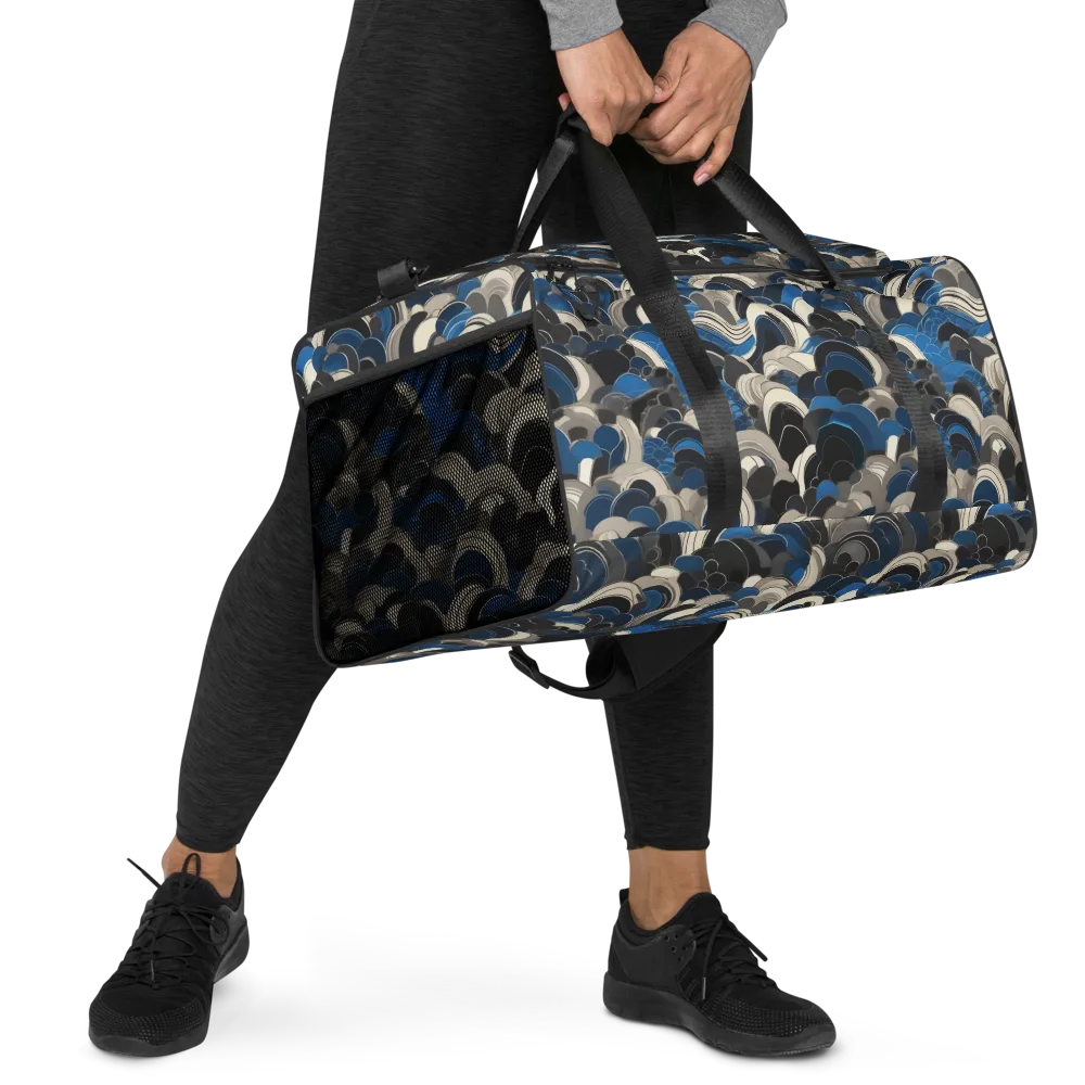Blue Resonance on Duffle Bag — Right Front