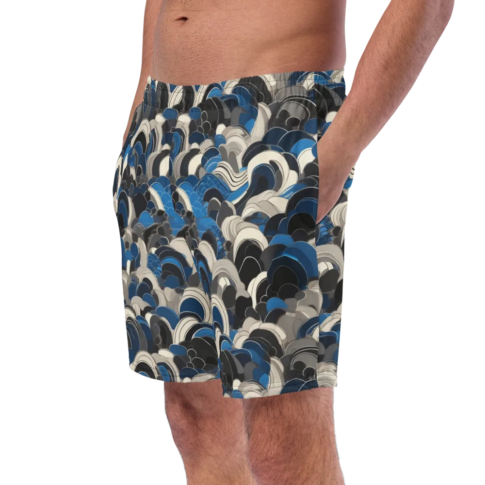 Blue Resonance on Swim Trunks — Left Front