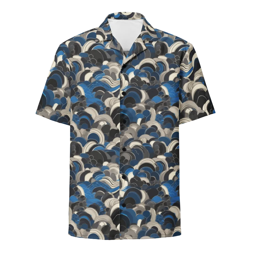 Blue Resonance on Button Shirt — Front